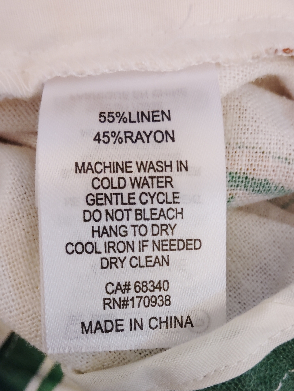 Maison d' Amelie Linen Blend Pull On Trouser Pant - Picture 9 of 9